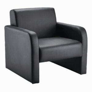 Arista Black Reception Chair Flat-Pack