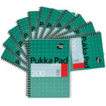 Pukka Pads A5 Wirebound Jotta Metallic Pads 80gsm 200 Pages - Pack of 12 Pads
