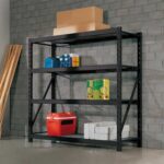 Whalen 4 Tier 77" (195cm) Industrial Storage Rack