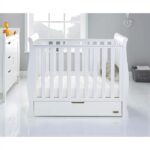 Obaby Stamford Space Saver Cot - White